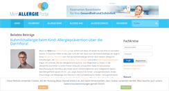 Desktop Screenshot of mein-allergie-portal.com